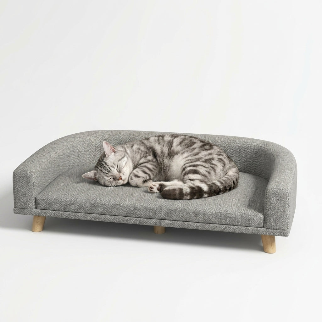 Pet Sofa Bed with Removable Washable Cushion