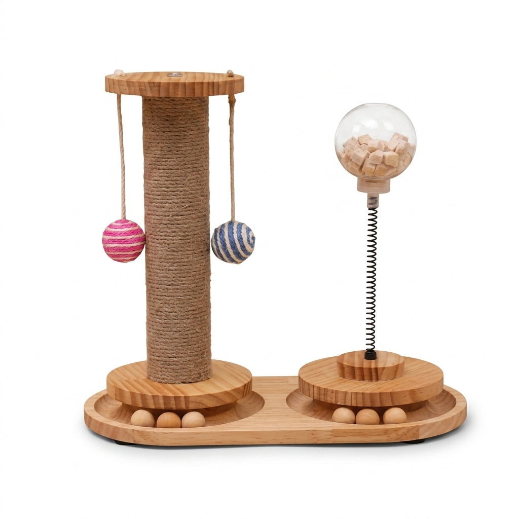 Interactive Treat Dispensing Cat Toy