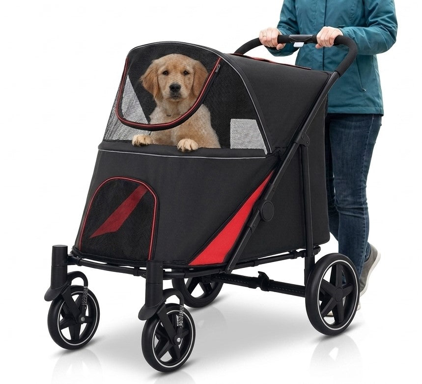 One-Click Foldable Pet Stroller