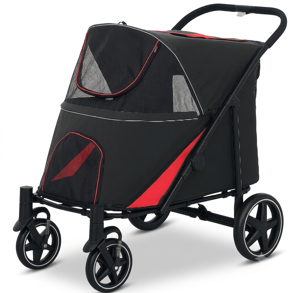 One-Click Foldable Pet Stroller