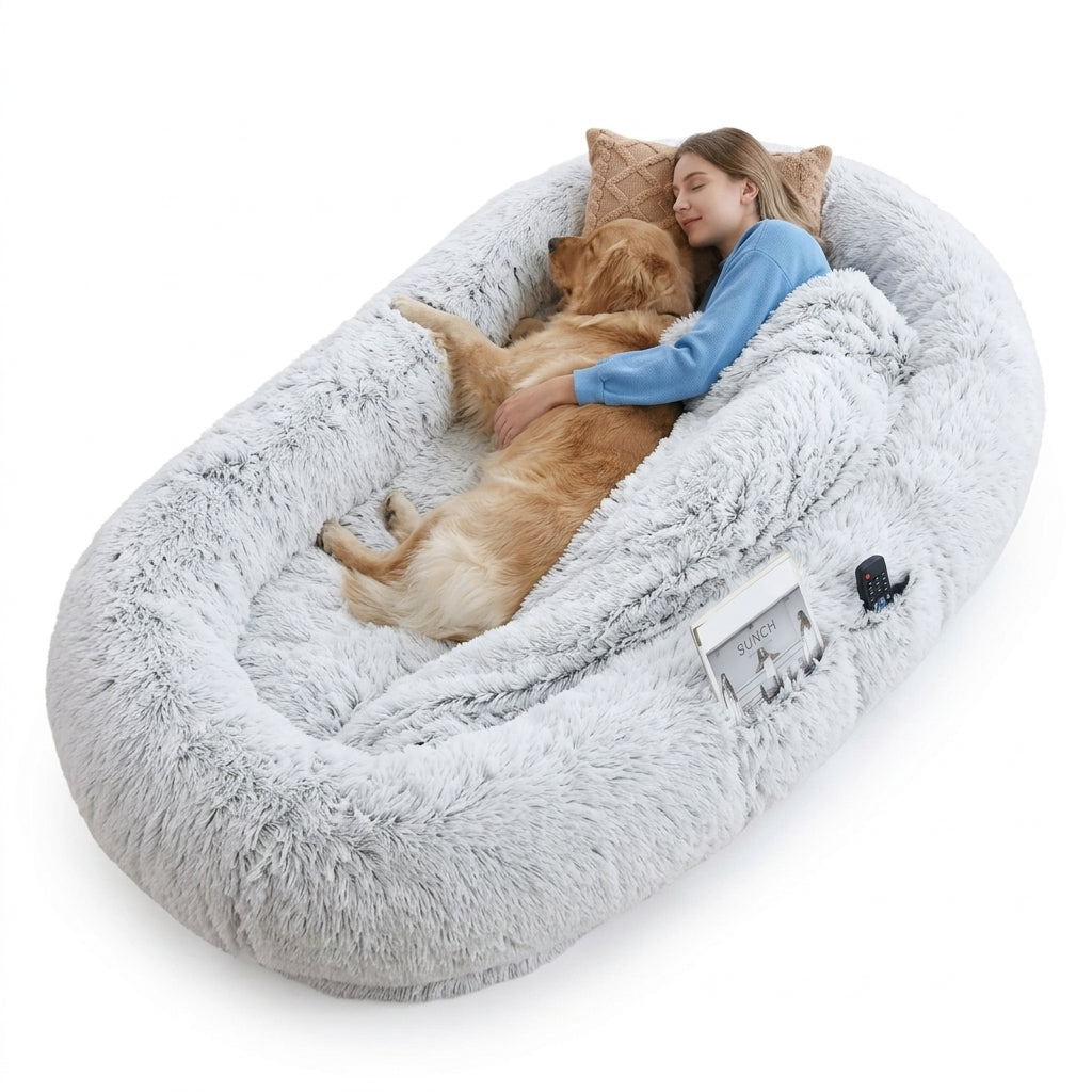 Human-Sized Pet Bed for You & Your Pet
