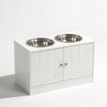 Elevated Pet Feeding Station with Storage